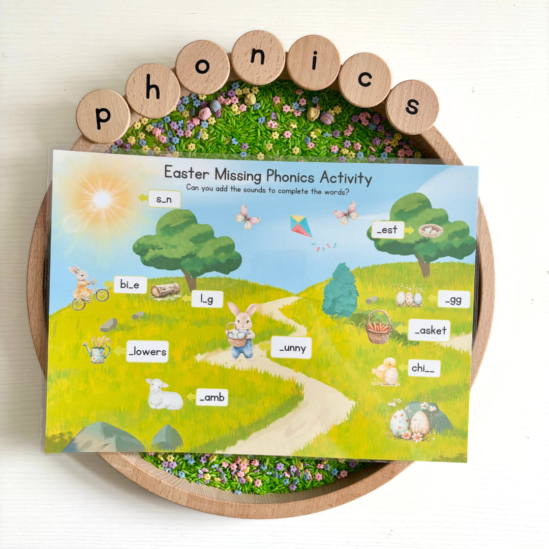 Easter Phonics Sounds Matching Activity – Play Craft Grow